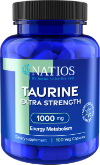 NATIOS Taurine Extra Strength, 1000 mg, 100 veganských kapslí